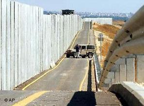 Grenze zwischen Israel und Palästina 2005