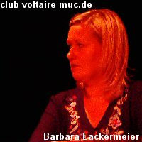Die Lesung im Club-Voltaire: Barbara Lackermeier